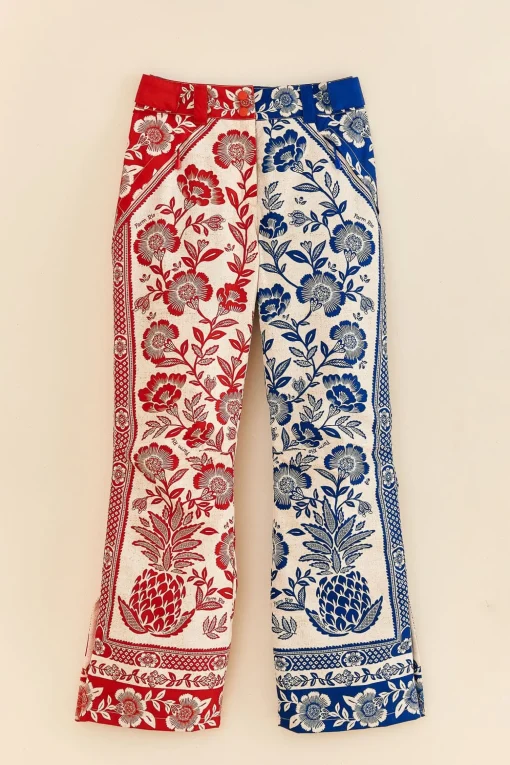  MIXED PINEAPPLE GARDEN SKI PANTS