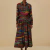  MULTICOLOR MIRAGE MIDI SKIRT