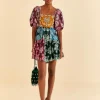  MULTICOLOR SWEET MERMAIDS SHORT SLEEVE MINI DRESS