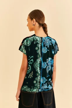  MULTICOLOR SWEET MERMAIDS BLOUSE