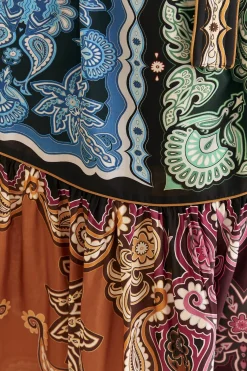 MULTICOLOR SWEET MERMAIDS MIDI DRESS