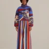  MULTICOLOR WINTER STRIPES TAILORED PANTS