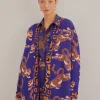  NAVY BLUE LEOPARDS KNIT CARDIGAN
