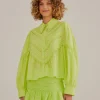  NEON GREEN MINI SKIRT