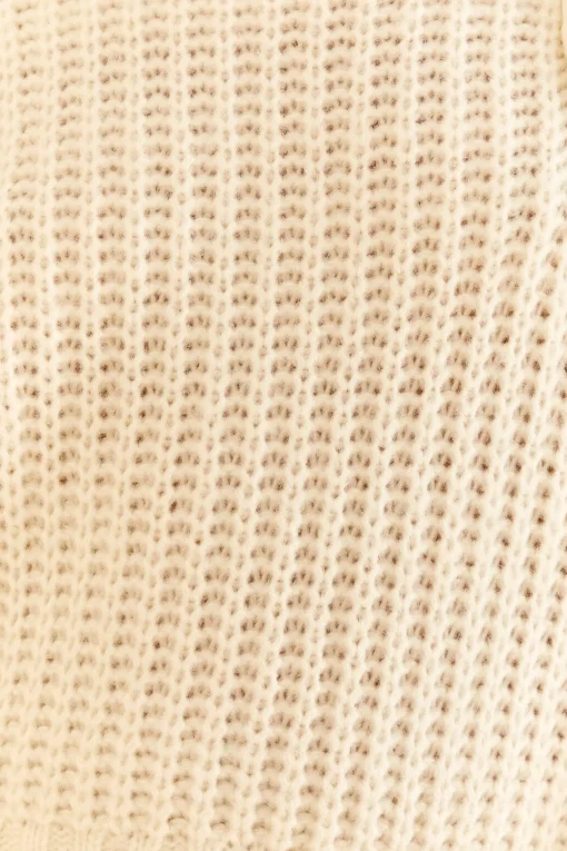  OFF-WHITE BRAIDED SWEATER