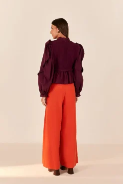  ORANGE TAILORED PANTS