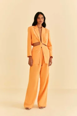  PEACH LOW WAISTED PANTS
