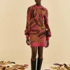  PINK CROCO SWEATER DRESS