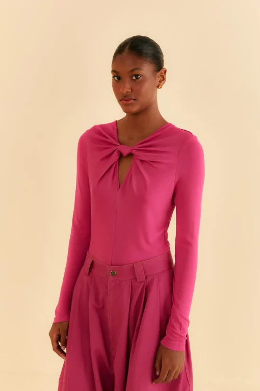  PINK LONG SLEEVE BODYSUIT