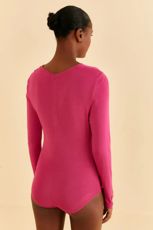  PINK LONG SLEEVE BODYSUIT