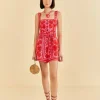  RED JUNGLE SCARF ROMPER