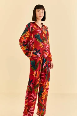  RED ROOSTER LEAVES PANTS