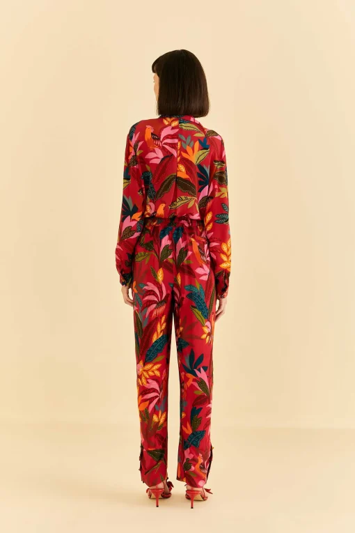 RED ROOSTER LEAVES PANTS