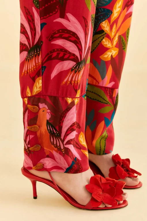  RED ROOSTER LEAVES PANTS