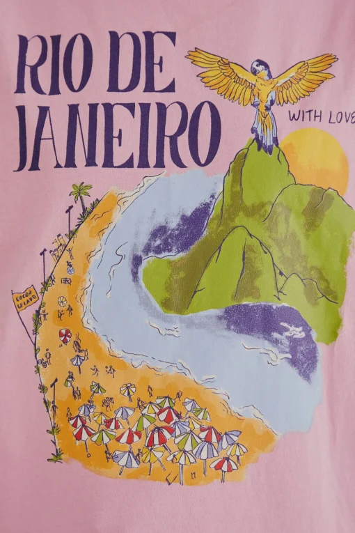  RIO DE JANEIRO ORGANIC COTTON FIT T-SHIRT