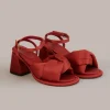  RUST PUFFER HIGH SANDAL