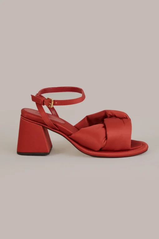  RUST PUFFER HIGH SANDAL
