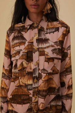  SHUHU BEIGE CARGO SHIRT