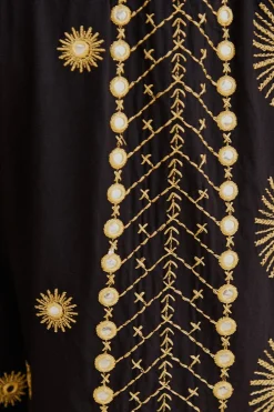  SUN EMBROIDERED PANTS