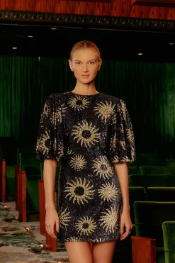  SUNNY MOOD SEQUIN MINI DRESS