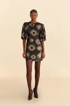  SUNNY MOOD SEQUIN MINI DRESS