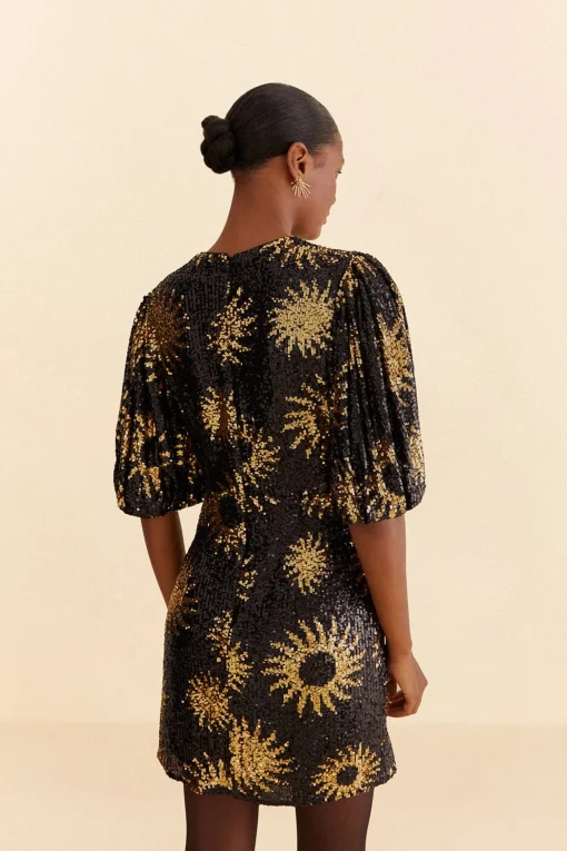  SUNNY MOOD SEQUIN MINI DRESS
