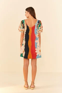  SUPER FUN DAISY ORGANIC COTTON MINI DRESS