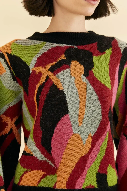  THE MULTICOLOR DANCE KNIT SWEATER