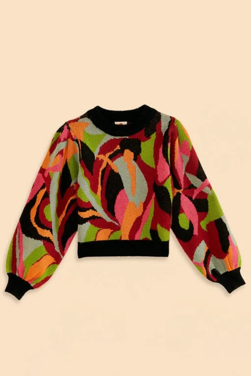 THE MULTICOLOR DANCE KNIT SWEATER