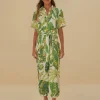  TROPICAL FOREST OFF-WHITE JUMPSUIT