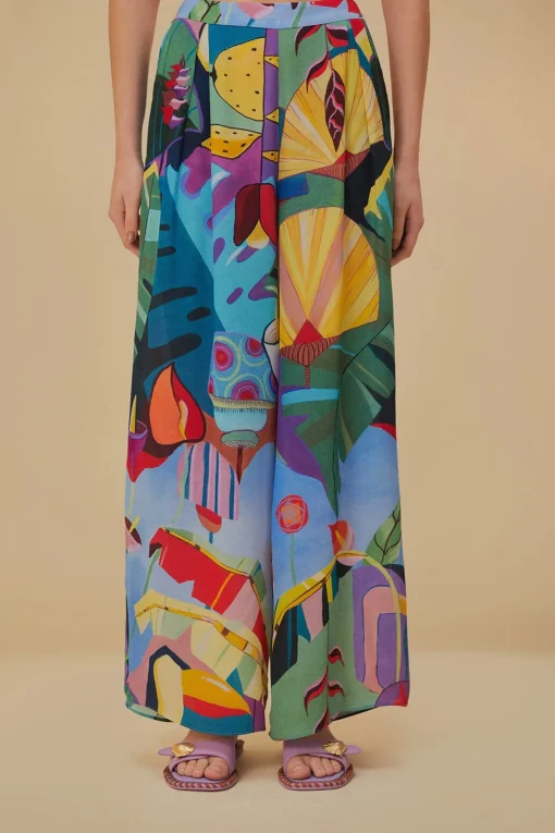  TROPICAL SCENARIO MULTICOLOR PANTS