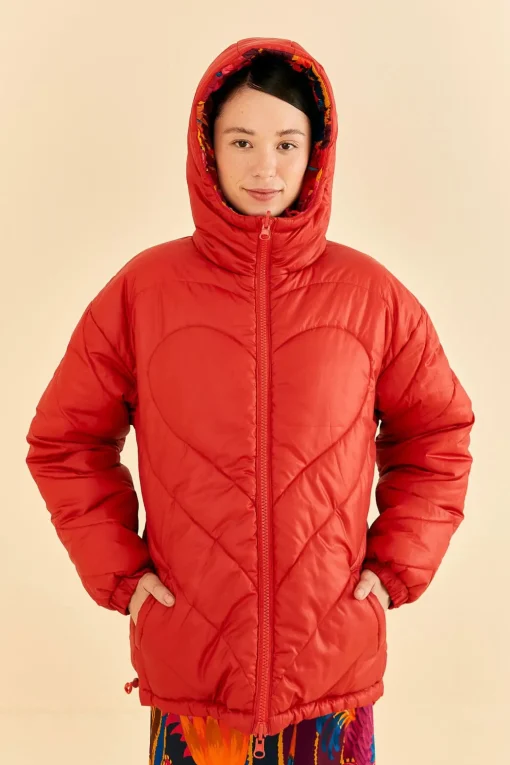  VINTAGE WAVE REVERSIBLE PUFFER JACKET