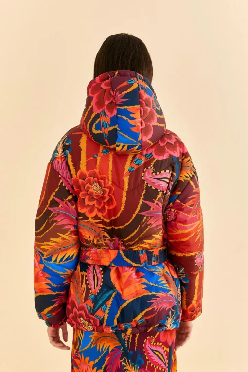  VINTAGE WAVE REVERSIBLE PUFFER JACKET