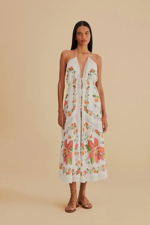  WHITE BANANA VITAMIN LACE COVER UP
