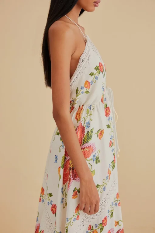  WHITE BANANA VITAMIN LACE COVER UP