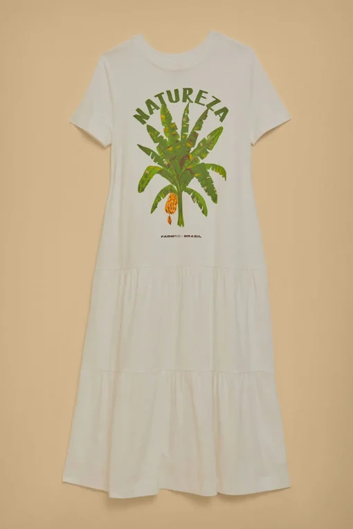  WHITE NATUREZA ORGANIC COTTON MAXI DRESS