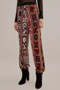  WINTER STRIPES KNIT JOGGING PANTS